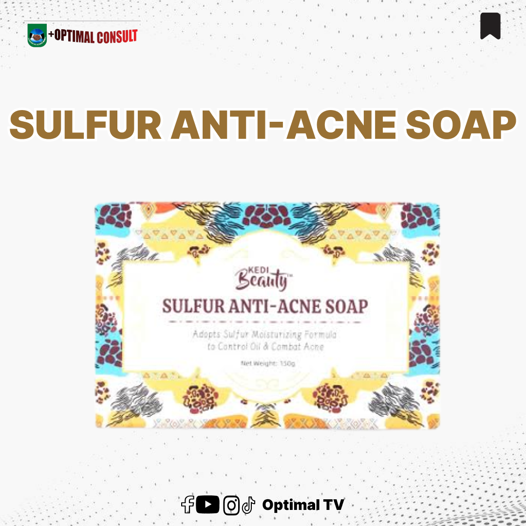 Sulfur Anti-Acne Soap: Your Daily Solution for Clear, Smooth & Healthy Skin